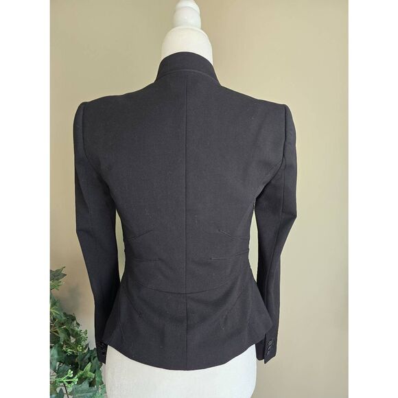 WHBM Blazer Sz 0 Black - Picture 4 of 7